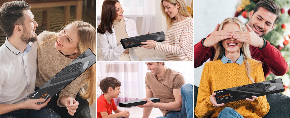 Wrist rests for the desk